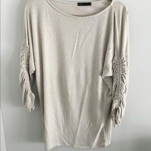 Gibson Cozy Fleece Dolman Sleeve Top